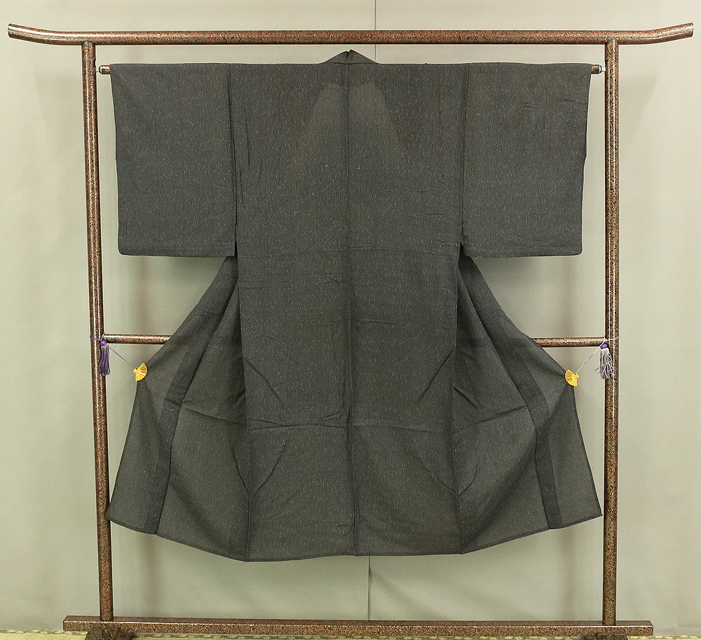 Haori Japanese Men's Kimono Coat Thin Black For Summer KI132 - Image 2
