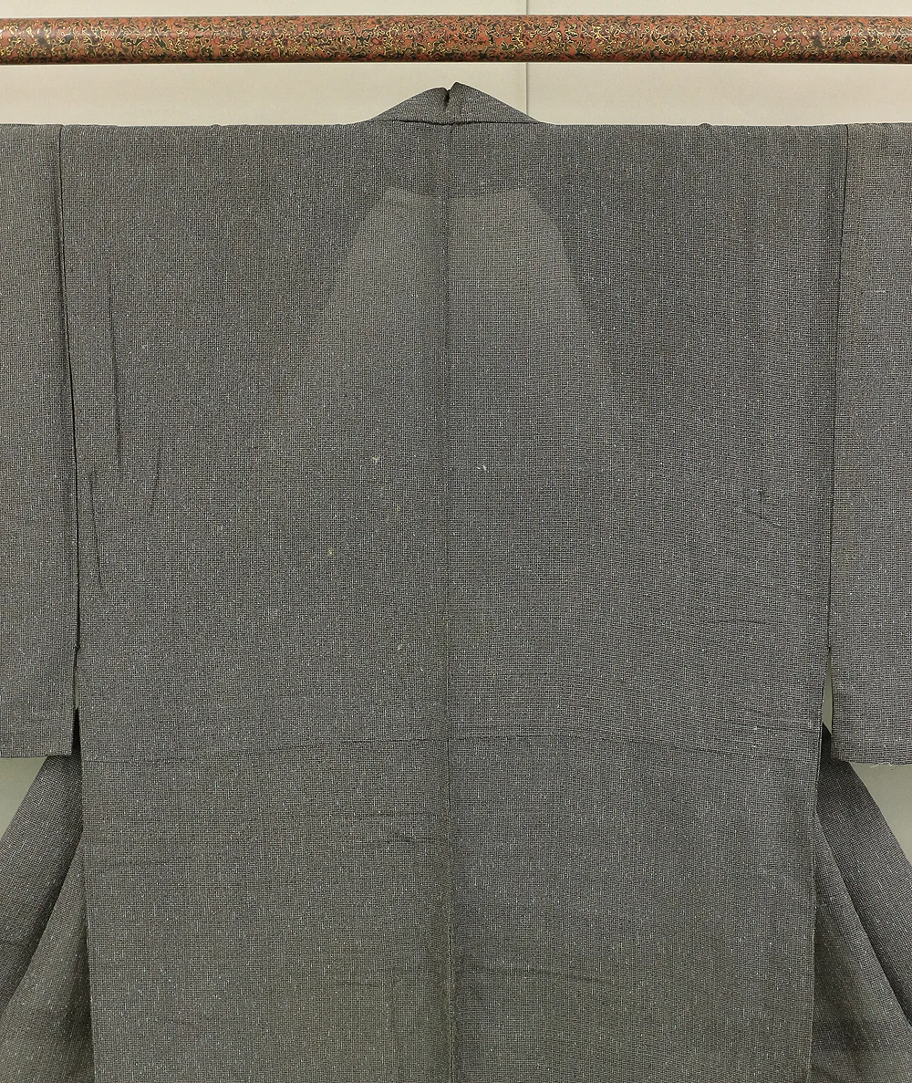 Haori Japanese Men's Kimono Coat Thin Black For Summer KI132 - Image 4