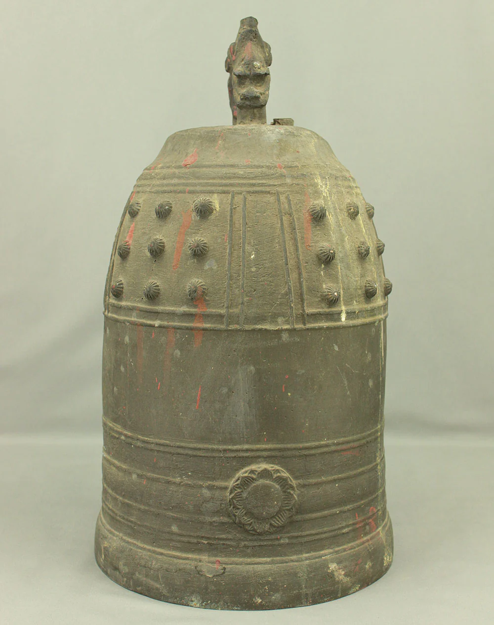 Heavy Bronze Buddhist Temple Bell Hanging Bell 'Bonsho' 43cm 12kg VA904 - Image 15