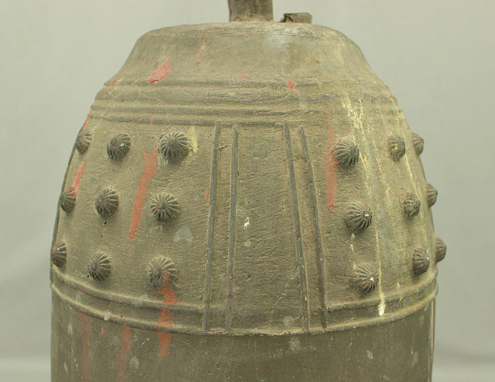 Heavy Bronze Buddhist Temple Bell Hanging Bell 'Bonsho' 43cm 12kg VA904 - Image 16