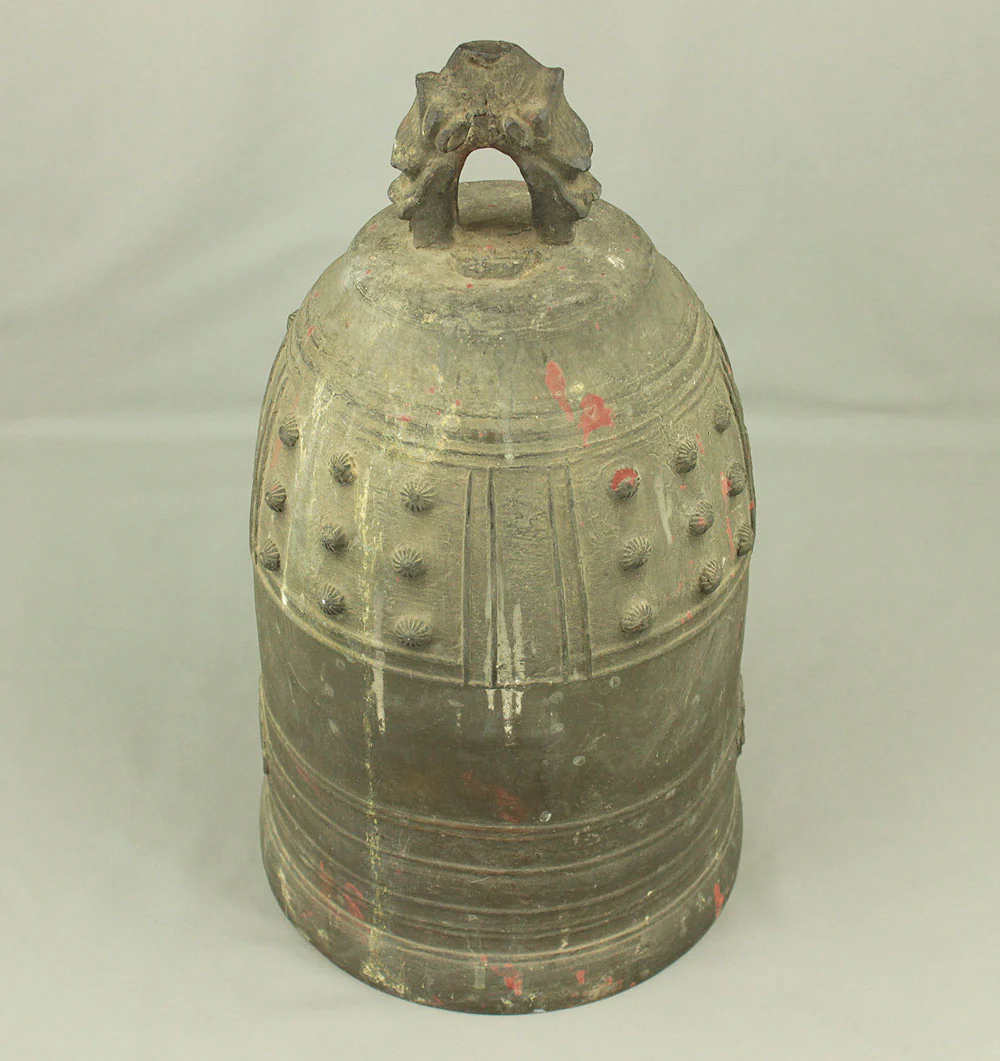 Heavy Bronze Buddhist Temple Bell Hanging Bell 'Bonsho' 43cm 12kg VA904 - Image 25