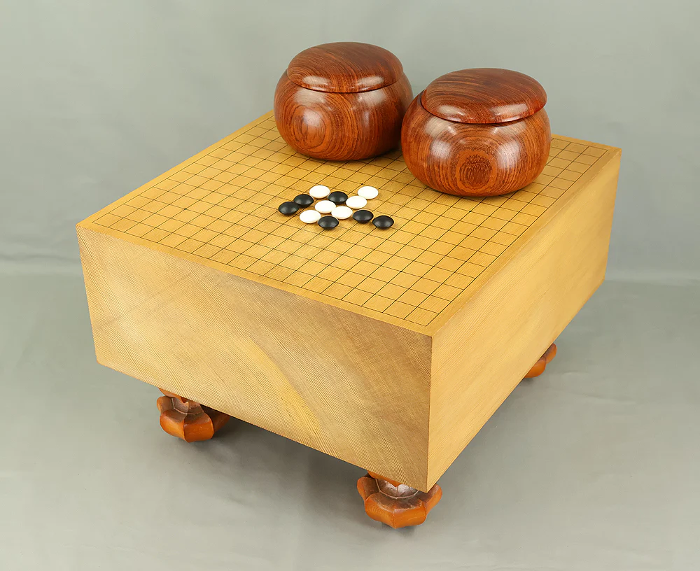 High Class Go Board and Stones Set Japanese Wooden Territory Game VB138