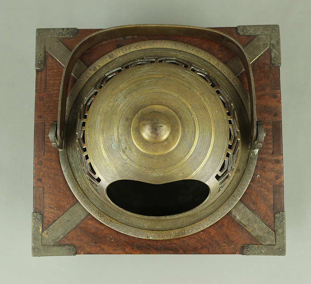 Japanese Antique Portable Tobacco Tray with Kiseru Pipe V838 - Image 25