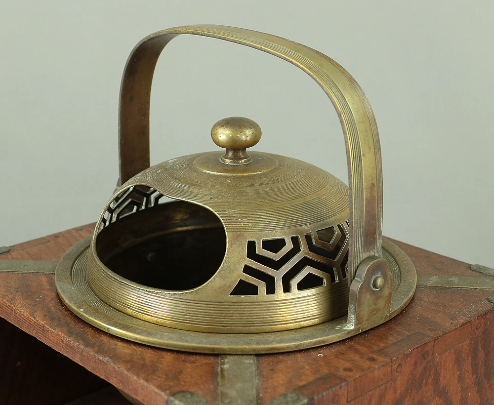 Japanese Antique Portable Tobacco Tray with Kiseru Pipe V838 - Image 27