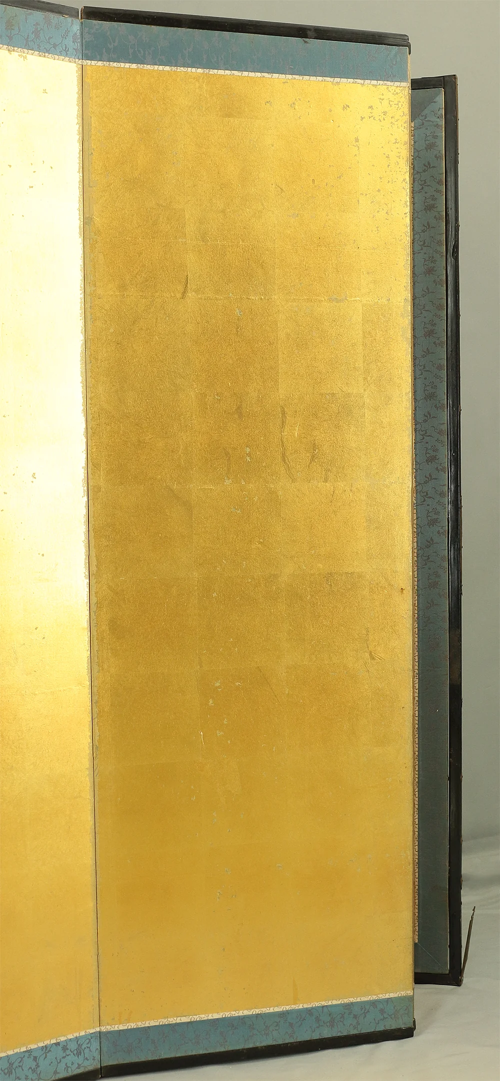 Japanese Gold-Leaf room divider Byobu 6 panels Folding screen / The beauty of shining Gold Leaf V828 - Image 13