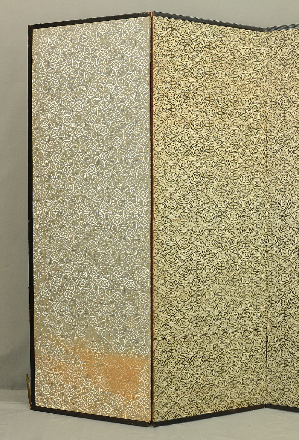 Japanese Gold-Leaf room divider Byobu 6 panels Folding screen / The beauty of shining Gold Leaf V828 - Image 38