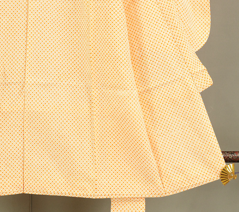 Japanese Kimono for Children Orange Color Juban Long Undergarment KI191 - Image 7
