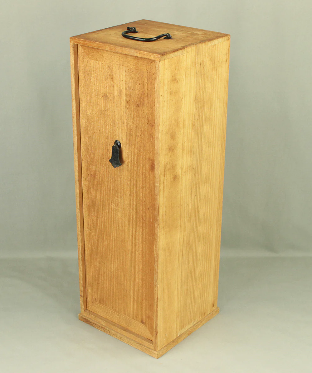Japanese Mishima Portable Tea Ceremony Chest Box 'Tanzaku Bako' VA452 - Image 49