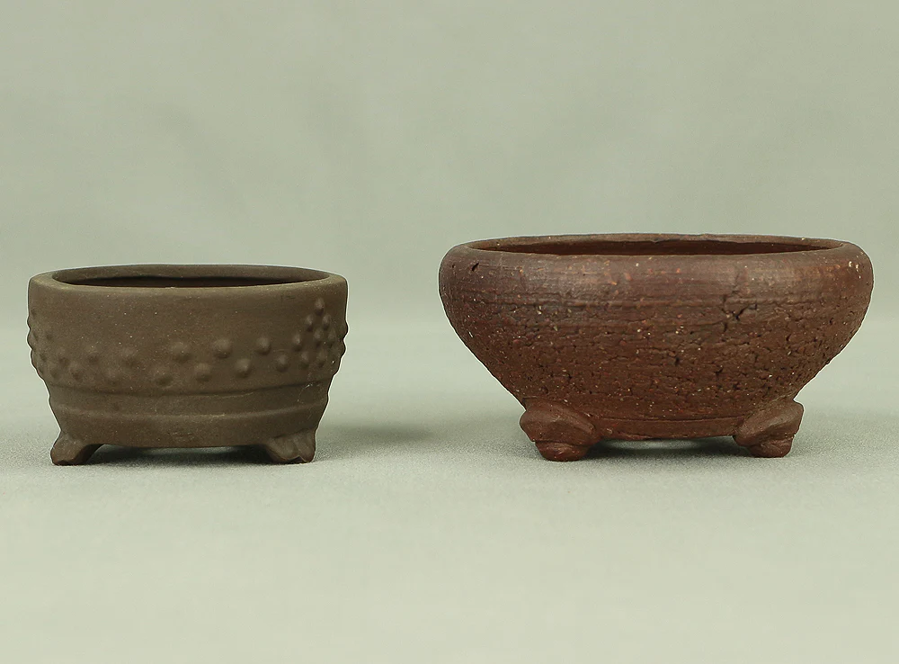 Japanese Small Ceramic Bonsai Pot 14pcs VA566 - Image 5