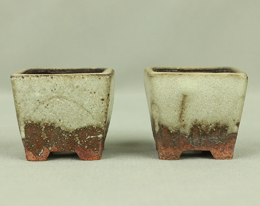 Japanese Small Ceramic Bonsai Pot 14pcs VA566 - Image 57