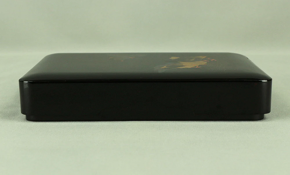 Japanese Suzuribako (Inkstone Box) design of Gold Silver Makie Lacquered 'Pigeon' VA182 - Image 16