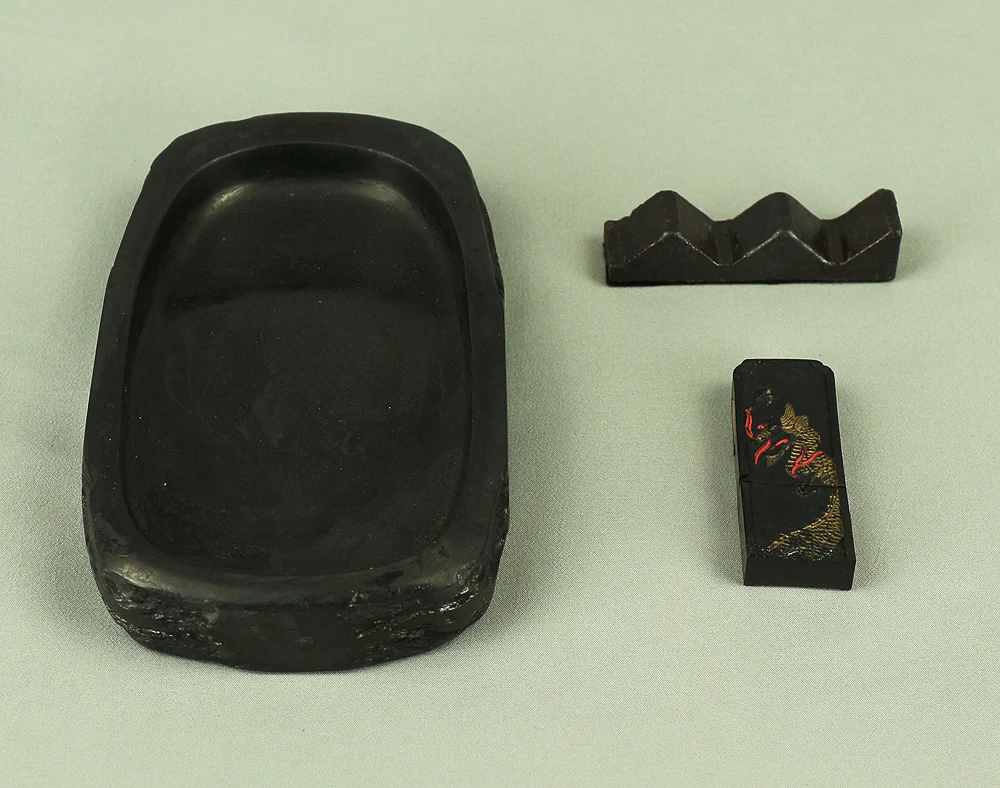 Japanese Suzuribako (Inkstone Box) design of Gold Silver Makie Lacquered 'Pigeon' VA182 - Image 32
