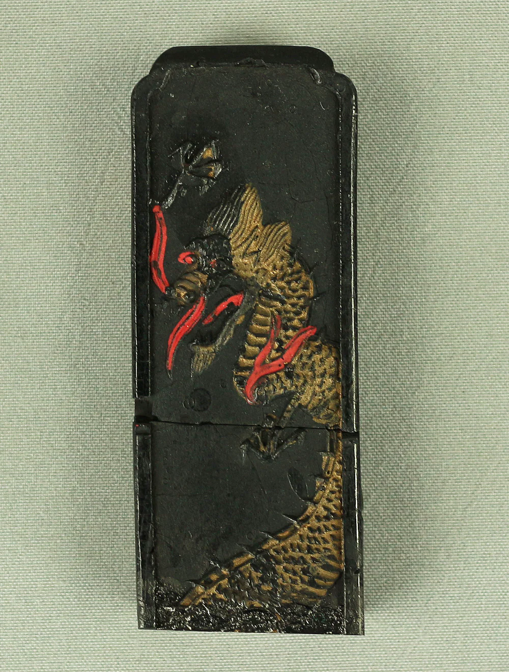 Japanese Suzuribako (Inkstone Box) design of Gold Silver Makie Lacquered 'Pigeon' VA182 - Image 44