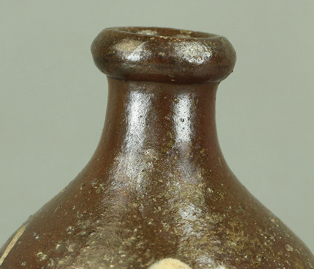 Japanese vintage Sake bottle Sake bin Tokkuri Kayoi Tokkuri 通い徳利 Binbo Tokkuri 貧乏徳利 Kashi Tokkuri 貸し徳利 V985 - Image 3