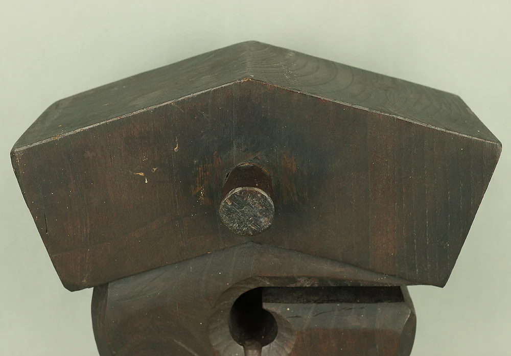 Jizaikake 'Daikoku' Hook for Irori Fireplace Keyaki Wood VA346 - Image 10