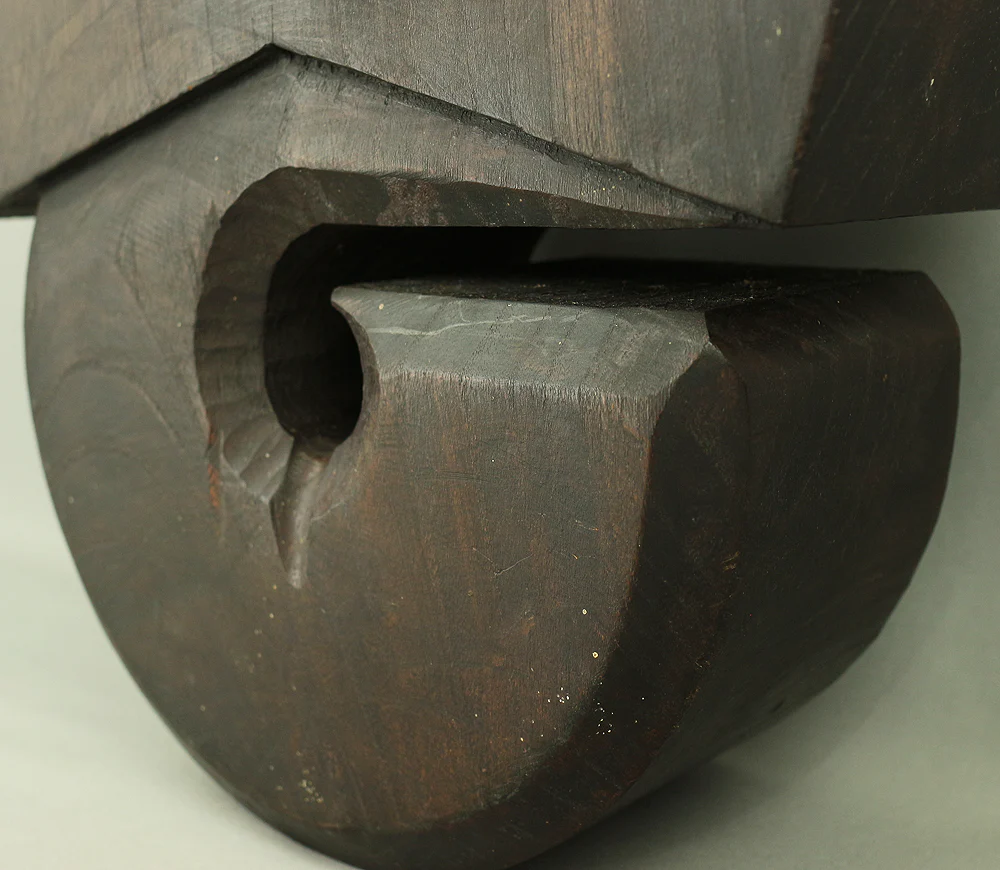 Jizaikake 'Daikoku' Hook for Irori Fireplace Keyaki Wood VA346 - Image 14
