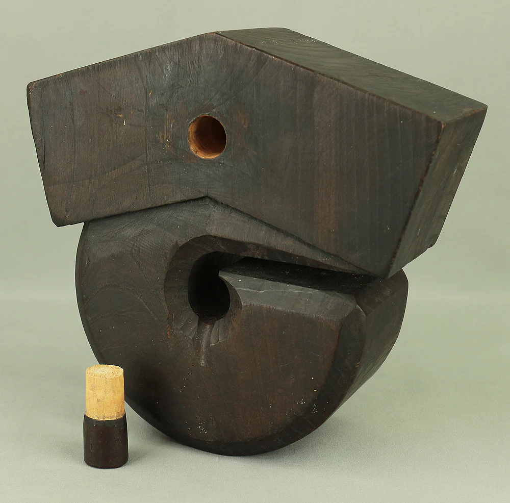 Jizaikake 'Daikoku' Hook for Irori Fireplace Keyaki Wood VA346 - Image 23