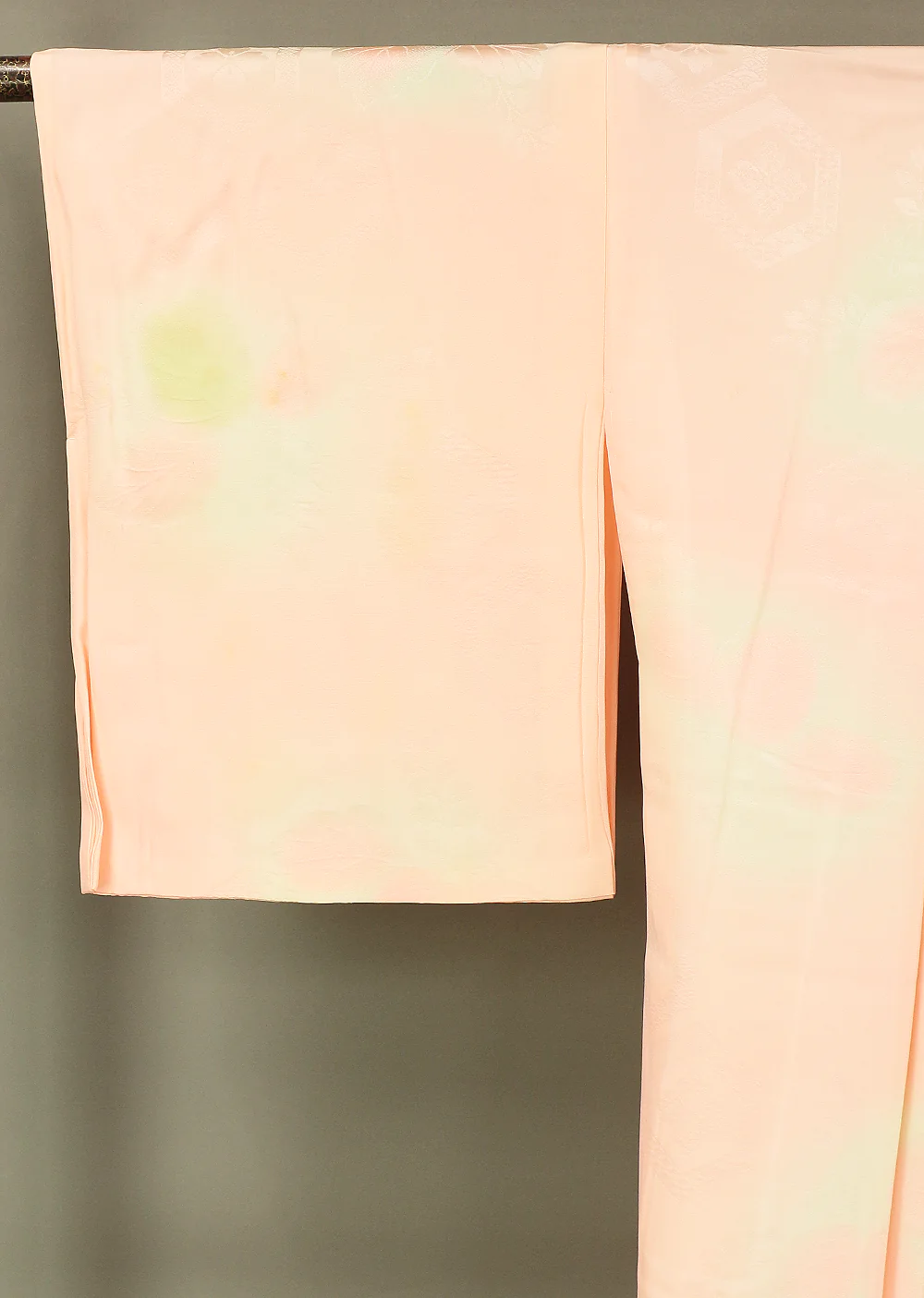 Juban Japanese Kimono Long Undergarment with Pink and White color Pattern Tortoiseshell Flower Paulownia KI138 - Image 10
