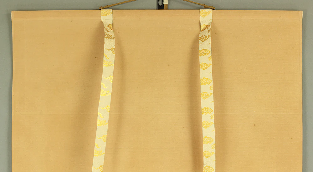 河辺華挙 KAWABE KAKYO Japanese art kakejiku kakemono wall hanging scroll / Sennin Hermit Fukurokuju God & Crane on Cloud Heaven Box I505 - Image 4
