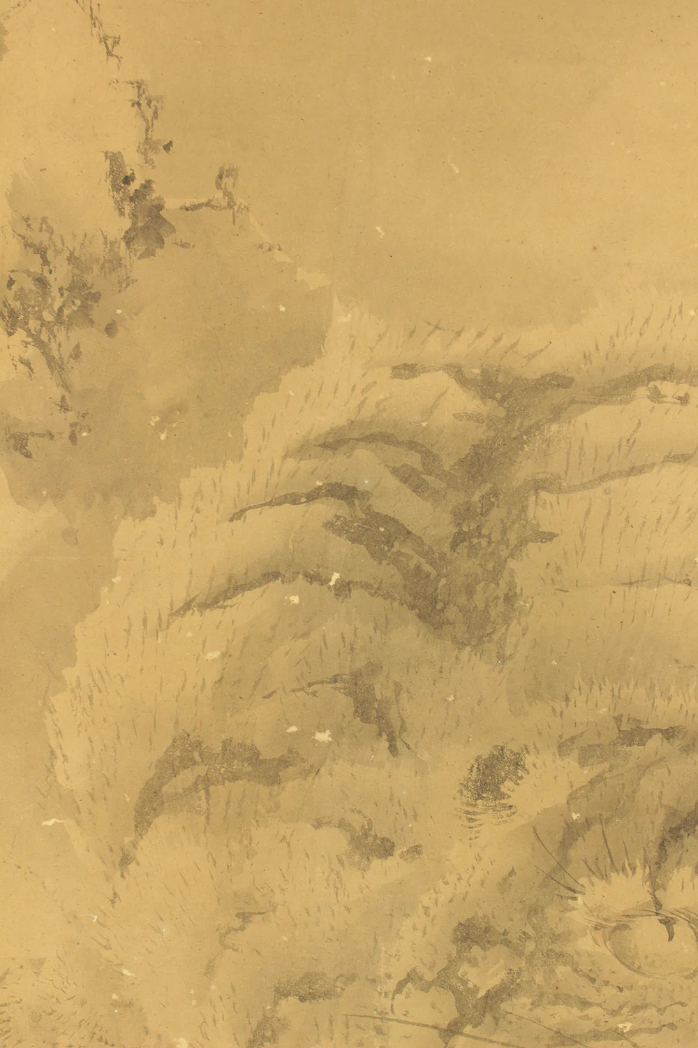 Kishi School Painter Japanese antique art paired kakejiku kakemono wall hanging scrolls / Dragon and Tiger with BoxRD404 - Image 17