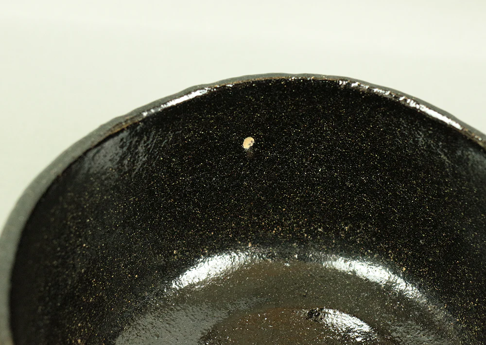 黒楽 KURORAKU Tea Bowl 川崎和楽 KAWASAKI WARAKU Original Box Tea Ceremony / Japan Raku ware Traditional Kiln Craft Culture Tea ceremony Pottery - Image 8