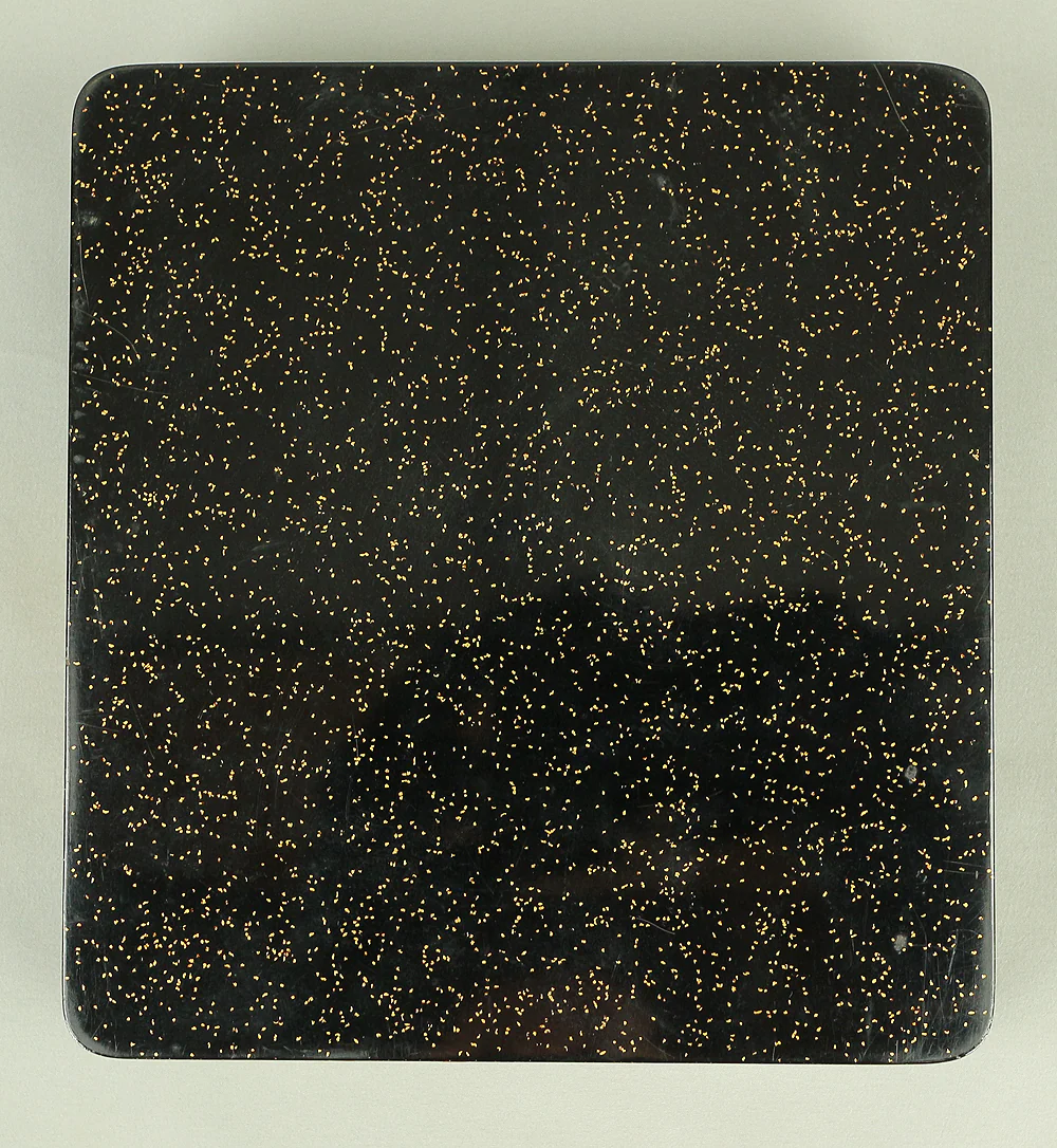 Makie Gold Silver Lacquer Japanese Suzuribako (Inkstone Box) design of Gold Silver Lacquered Makie Hydrangea and Butterfly VA236 - Image 58