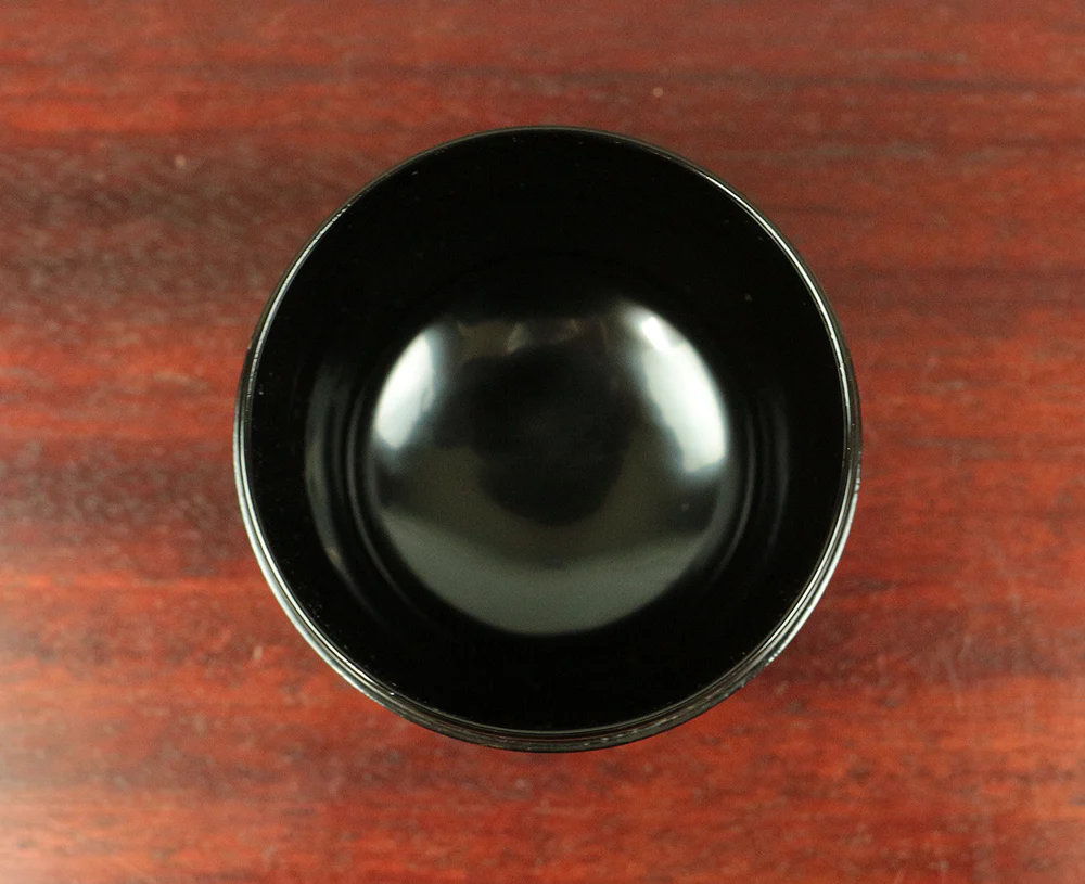 NATSUME Rikyu Style Tea Caddy Dry Lacquer with MAKIE Gold Lacquer AOI Hollyhock V450 / Japanese Tea Ceremony utensil with original Box - Image 13