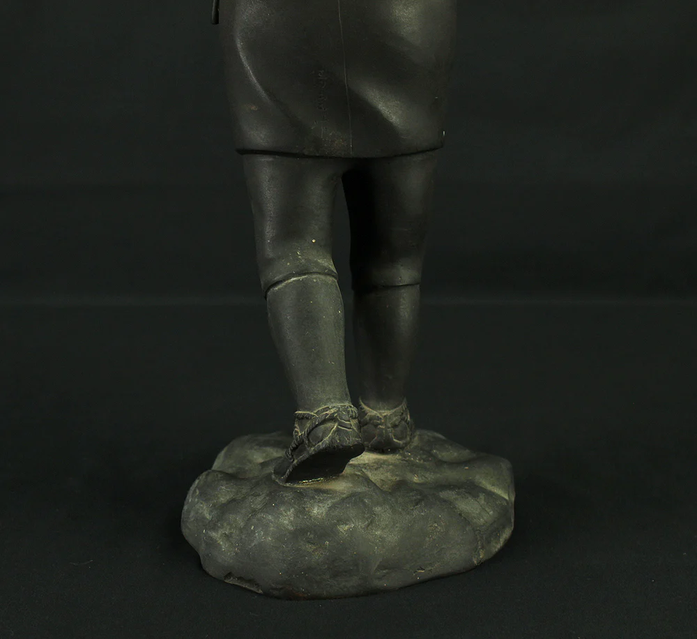 Ninomiya Kinjiro / Ninomiya Sontoku Bronze Statue 45cm 6.2kg Okimono VA746 - Image 21
