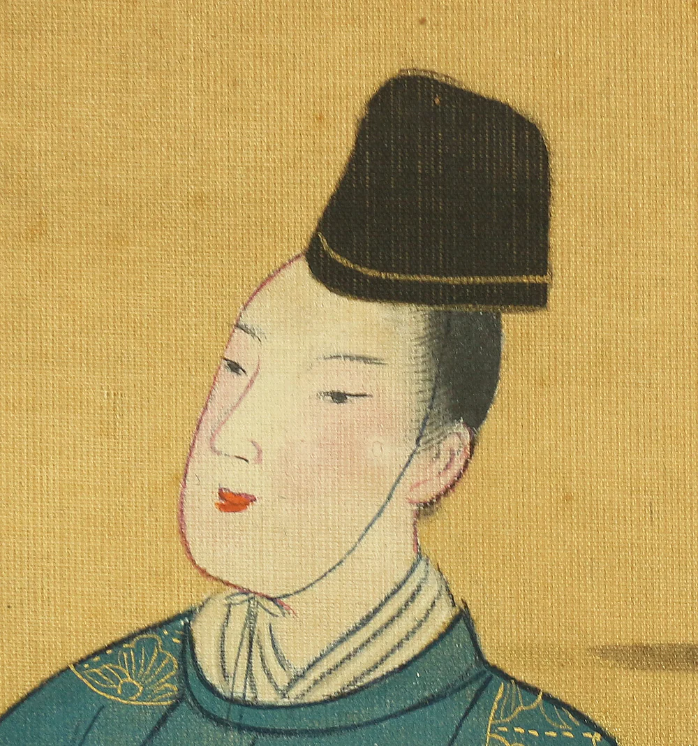 Order item: 土佐光起 Tosa Mitsuoki (1617-1691) Japanese antique art a set of three kakejiku kakemono wall hanging scrolls / Yamato-e Heian Period Spring Autumn Figure Paintings with Box RB891 - Image 27