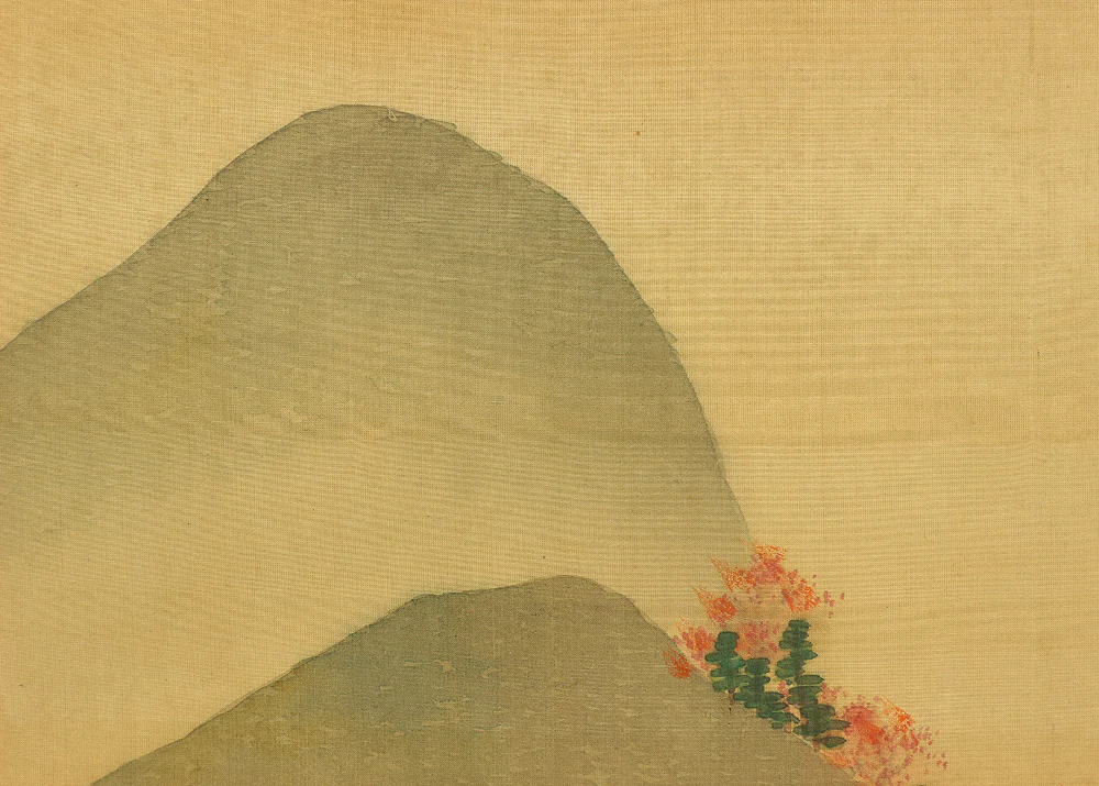 Order item: 土佐光起 Tosa Mitsuoki (1617-1691) Japanese antique art a set of three kakejiku kakemono wall hanging scrolls / Yamato-e Heian Period Spring Autumn Figure Paintings with Box RB891 - Image 37