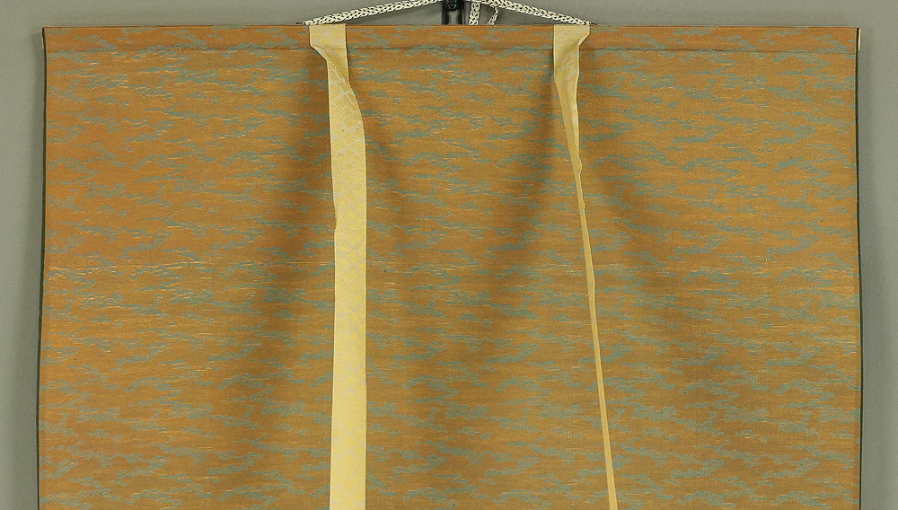 Please draw your beautiful work / Japanese Plain empty kakejiku kakemono wall hanging scroll A449 - Image 3