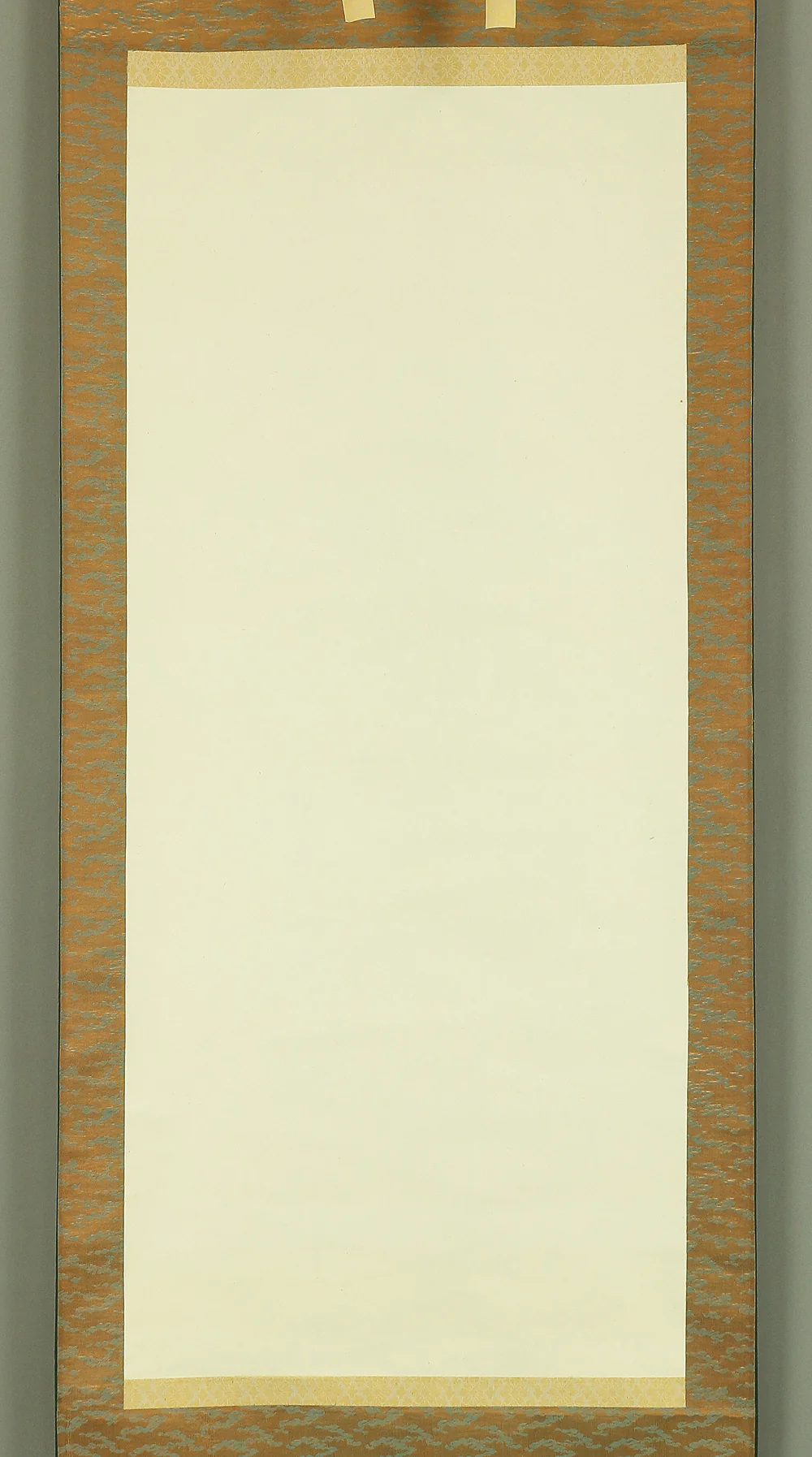 Please draw your beautiful work / Japanese Plain empty kakejiku kakemono wall hanging scroll A450 - Image 3