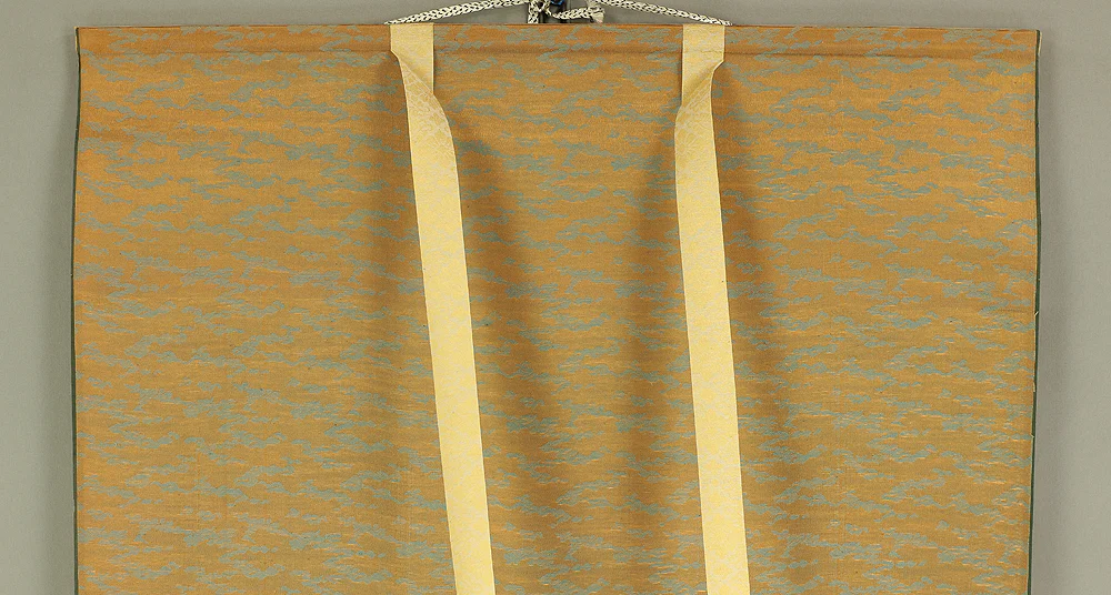 Please draw your beautiful work / Japanese Plain empty kakejiku kakemono wall hanging scroll RC248 - Image 3