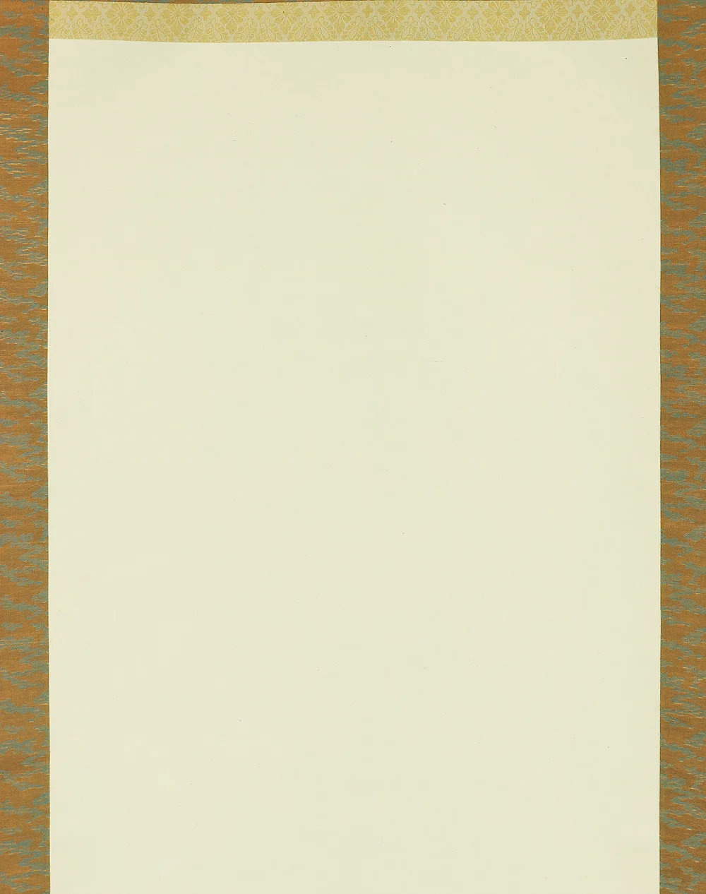 Please draw your beautiful work / Japanese Plain empty "Paper" kakejiku kakemono wall hanging scroll A300 - Image 4