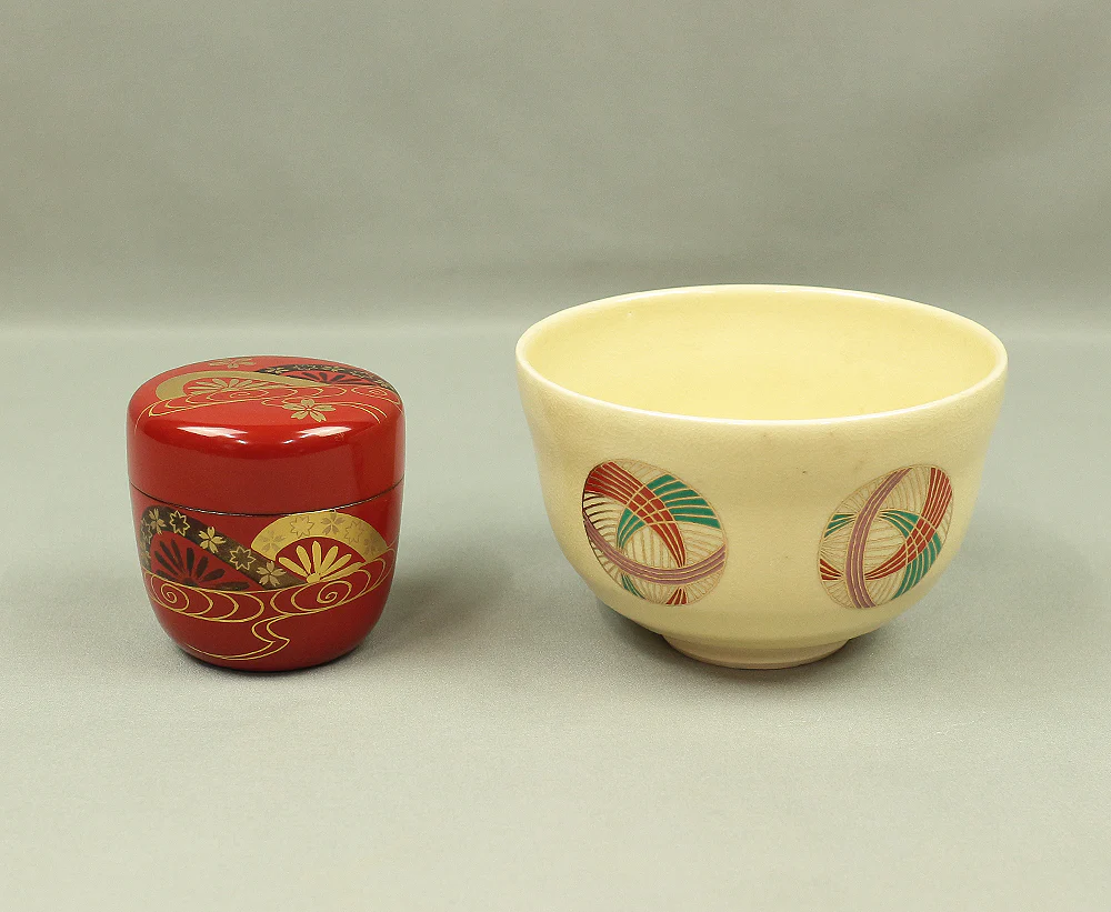 Portable Tea Ceremony Chest Box 'Tanzaku Bako' Tea Utensils 7pcs VA319 - Image 24