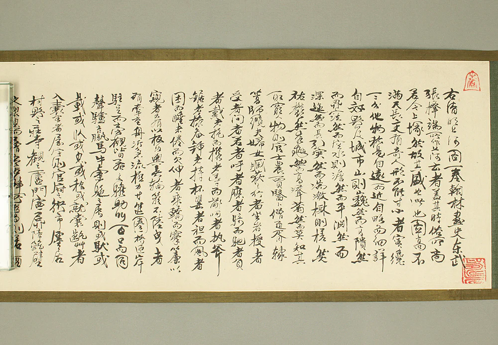 Qingming Shanghe 清明上河図 Chinese Scroll Rolled Book / Chinese Genre Paintings Northern Song Dynasty with Box VA734 - Image 30