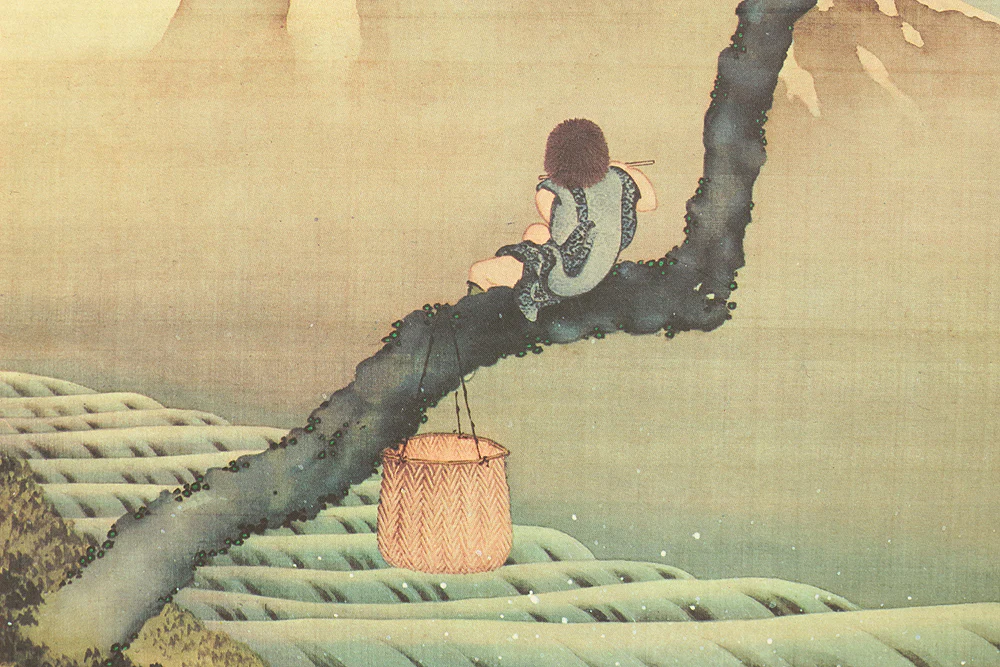 Reproduction Print 葛飾北斎 Katsushika Hokusai (1760-1849) Japanese art kakejiku kakemono wall hanging scroll / Fugakuzu 富嶽図 Mt.Fuji with Box RC564 - Image 8