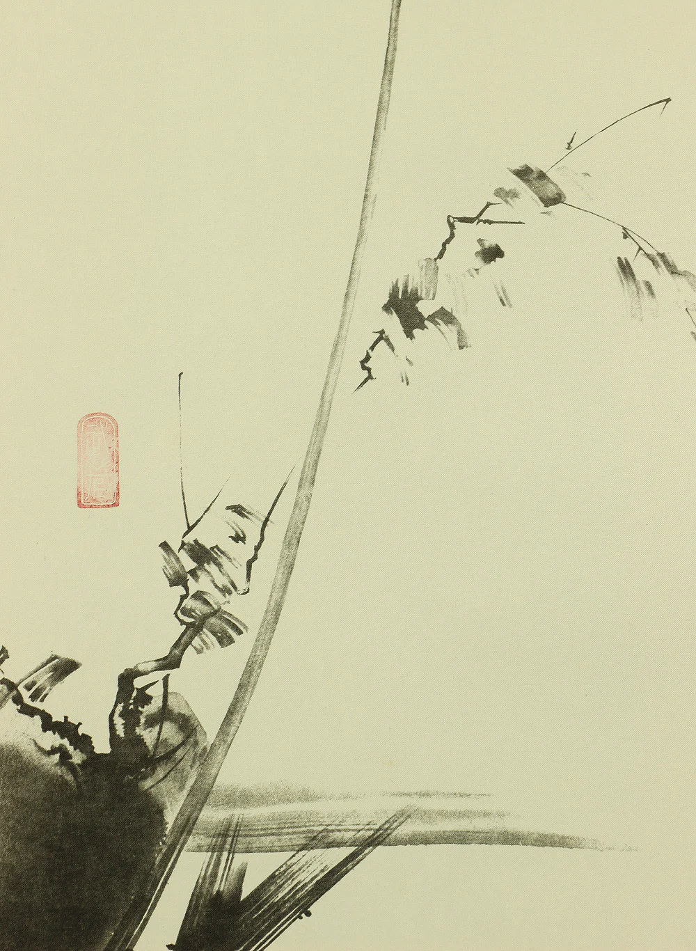 Reproduction Print 宮本武蔵 Miyamoto Musashi Japanese art kakejiku kakemono wall hanging scroll / Shrike on Bare Tree with Box RA631 - Image 8