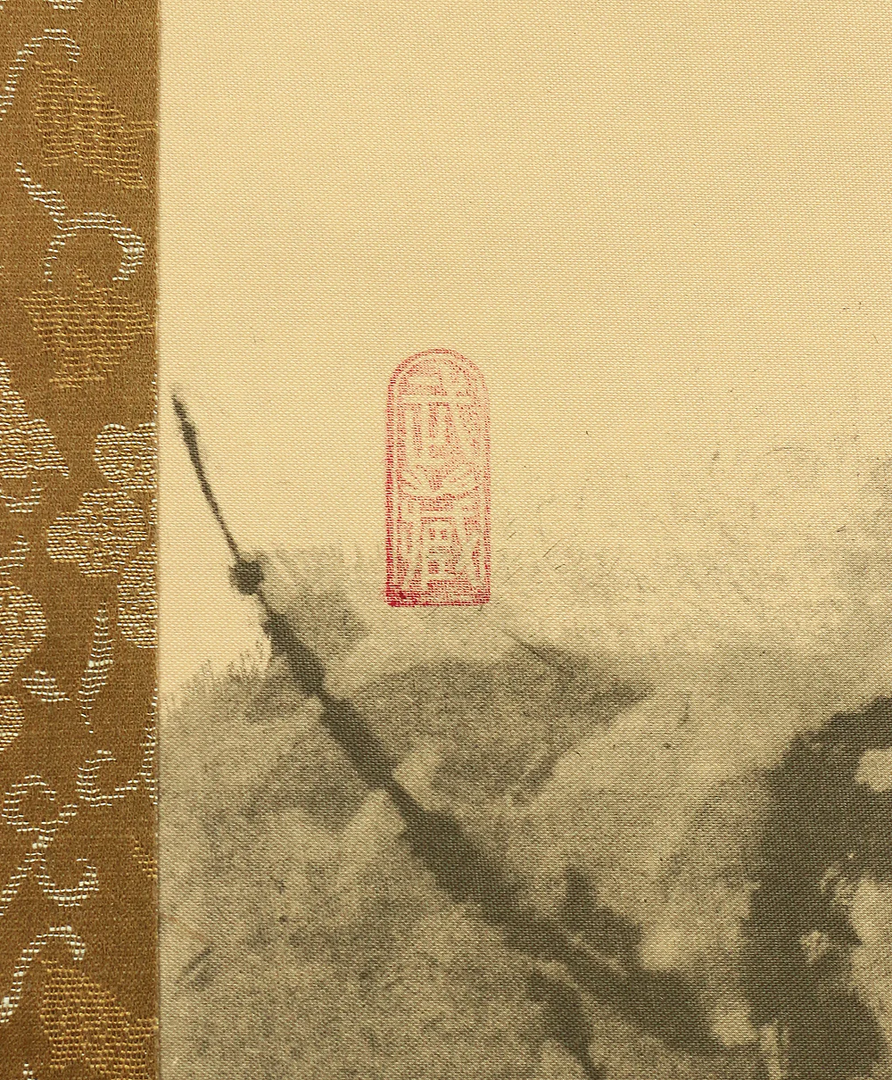 Reproduction Print 宮本武蔵 MIYAMOTO MUSASHI Shrike on bare tree with Box A136 / Japanese art kakejiku kakemono wall hanging scroll - Image 7