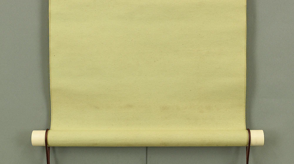 Scroll for hanging Shikishi Tanzaku Japanese art kakejiku kakemono wall hanging scroll A454 - Image 5