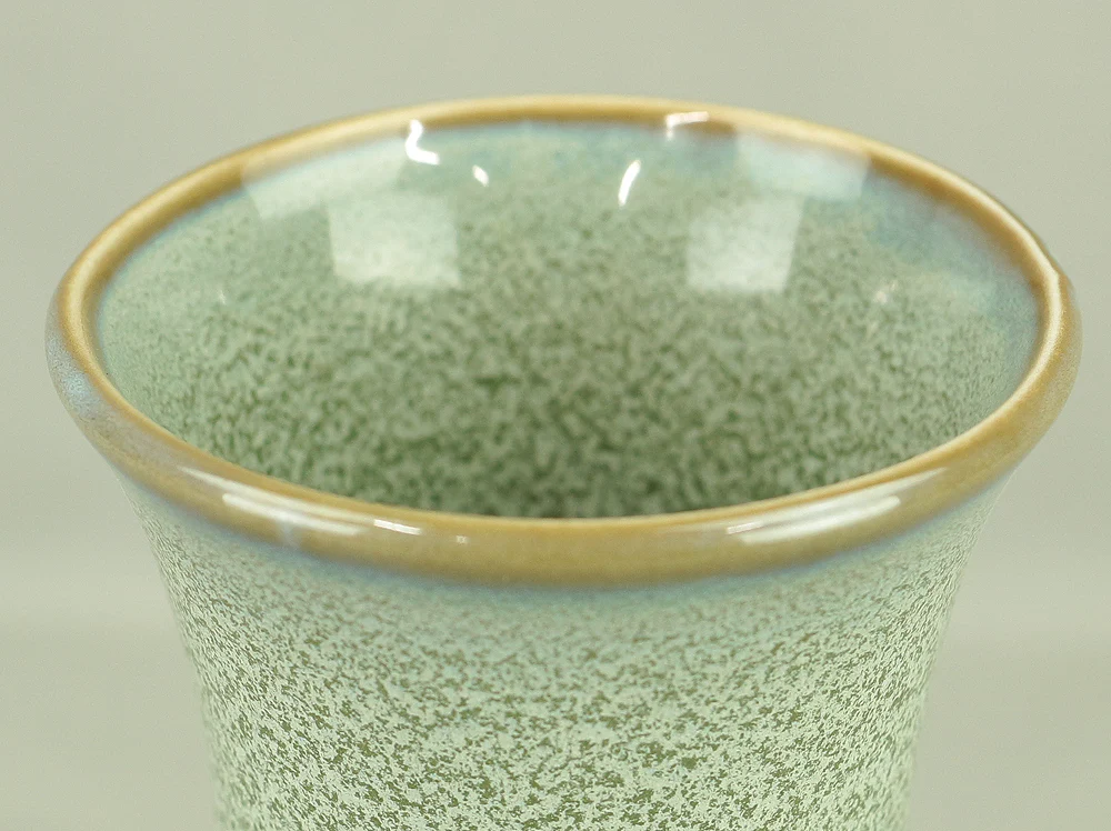 Sekiho 赤峰 with Ear Flower Vase with Original Box (Tomobako) VA384 - Image 13
