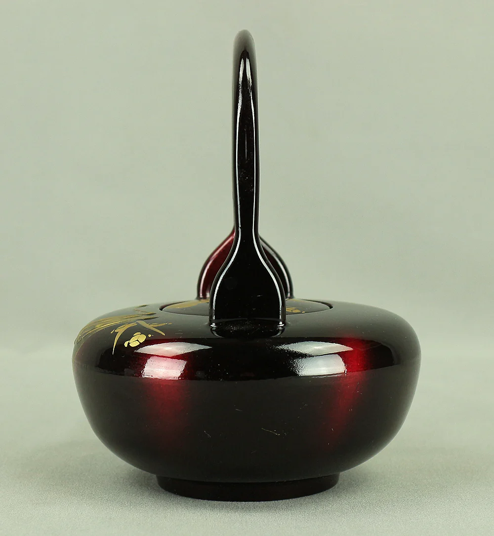 Set of bowls - Aizu Lacquer Plum Tree Toso Bowl Set - Resin/Polyester VA325 - Image 21