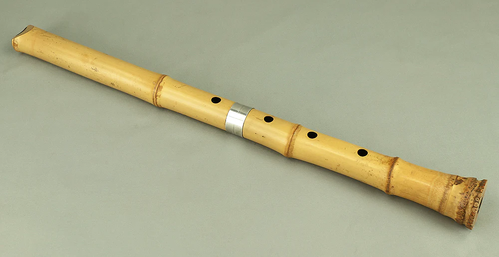 Shakuhachi Bamboo 都山流 Tozan-ryu school 竹治 Takeharu 23.8" / 60.6cm Japanese traditional musical Instrument with Cap S262 - Image 3