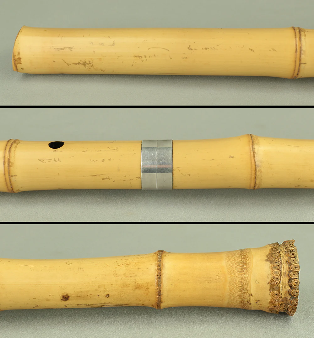 Shakuhachi Bamboo 都山流 Tozan-ryu school 竹治 Takeharu 23.8" / 60.6cm Japanese traditional musical Instrument with Cap S262 - Image 6
