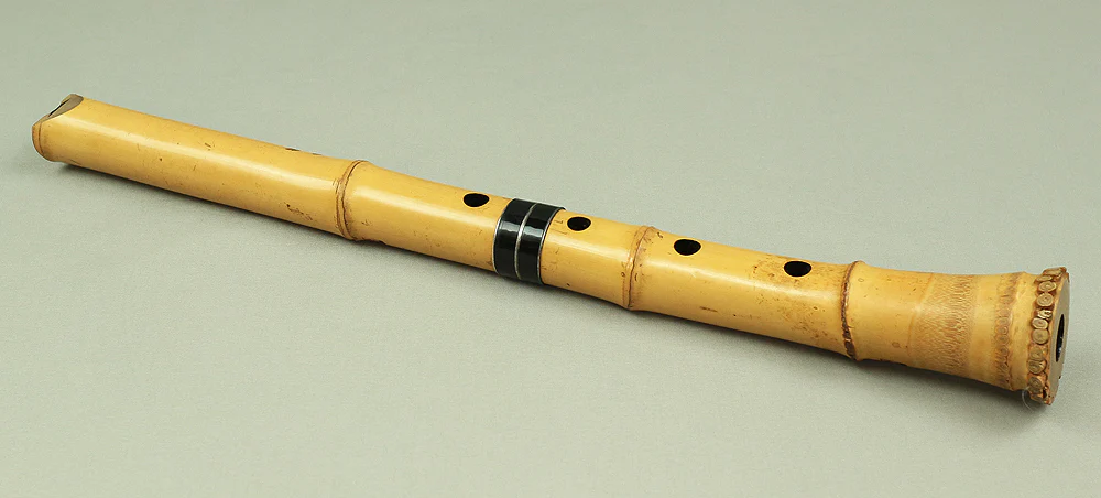 Shakuhachi Bamboo Kinko-ryu school 鈴風 Rinpu Japanese traditional musical Instrument S247 - Image 3