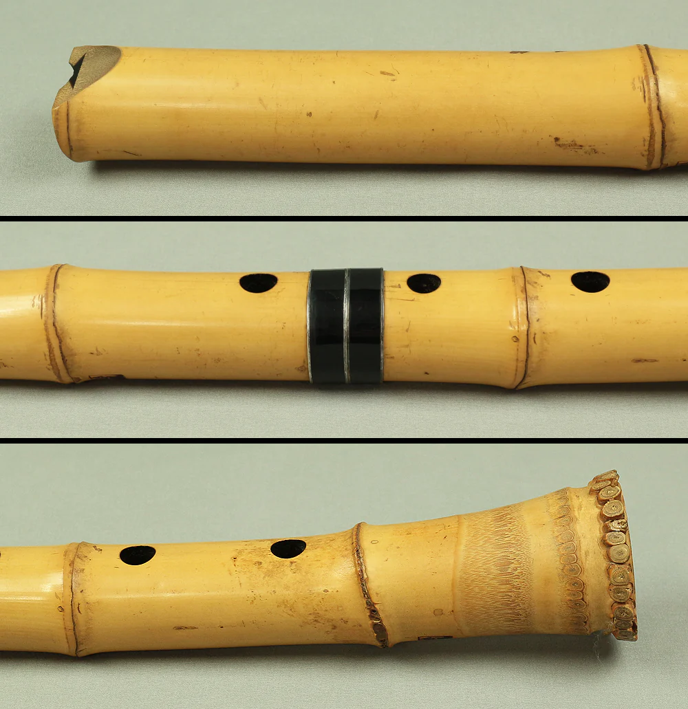 Shakuhachi Bamboo Kinko-ryu school 鈴風 Rinpu Japanese traditional musical Instrument S247 - Image 5