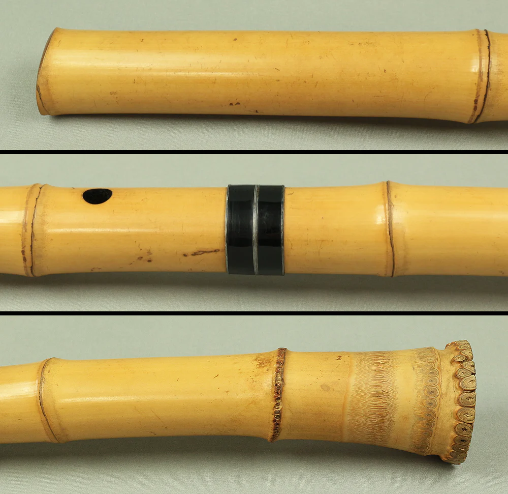 Shakuhachi Bamboo Kinko-ryu school 鈴風 Rinpu Japanese traditional musical Instrument S247 - Image 6