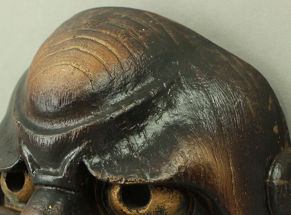 'Shishiguchi' 獅子口 Mask / Japanese Traditional Noh play Resin Carving Mask VA275 - Image 12