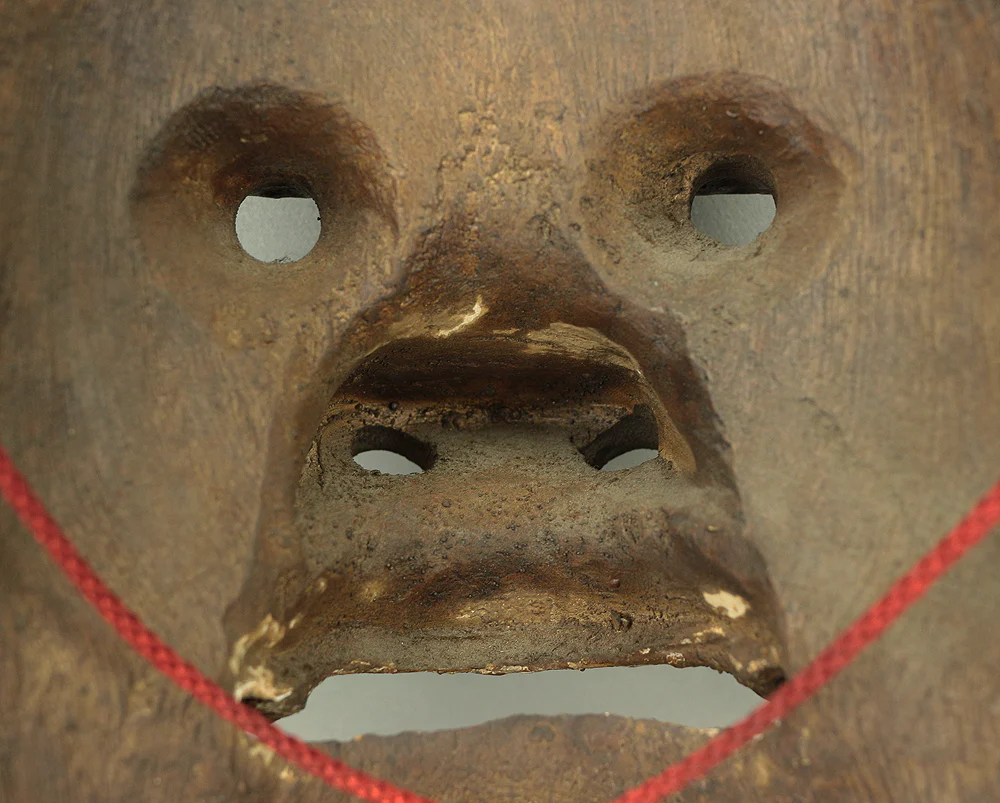 'Shishiguchi' 獅子口 Mask / Japanese Traditional Noh play Resin Carving Mask VA275 - Image 19
