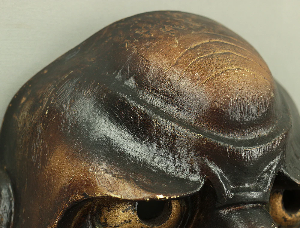 'Shishiguchi' 獅子口 Mask / Japanese Traditional Noh play Resin Carving Mask VA275 - Image 8